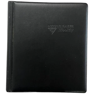 Day Runner Executive Weekly Planner Black Folder No Rings - Picture 1 of 6