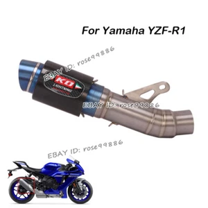 Tubo de escape de aleación de titanio para Yamaha YZF-R1 2015~2023 reemplazar silenciador original - Imagen 1 de 8