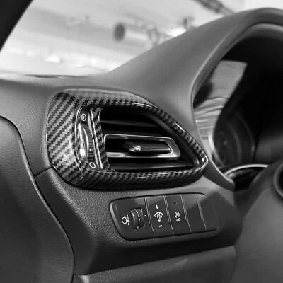 Para Hyundai Elantra GT 2018-2020 Salpicadero Lateral Ventilación Aire Salida Marco Cubierta Borde Foto 1 de 4