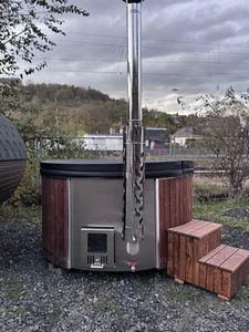 Badefass Badetonne HotTub Badezuber Außenwhirlpool 200 cm - Bild 1 von 9