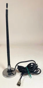 3.25" Magnet Mount Flexible Rubber Duck CB Radio 13" Antenna w/10' Coax - Zdjęcie 1 z 3