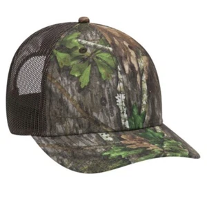 OTTO CAP MOSSY OAK SNAPBACK CAMO CAMOUFLAGE 6 PANEL TRUCKER LOW PROFILE MO346 - Picture 1 of 2