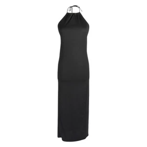 Costume National Vintage Dress Long Sleek Modern Halter 40 / 6 - Picture 1 of 9