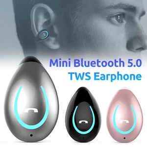 2024 Bone Conduction Wireless Bluetooth V5.0 Earphones Earbuds Stereo Headphones - Picture 1 of 14
