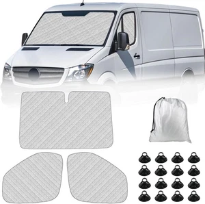 Mercedes Sprinter Sun Shade 3Set- 2006-2019 Sprinter, Silver  - Bild 1 von 9
