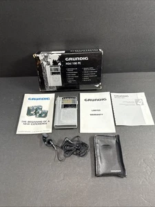 Radio krótkofalowe Grundig Mini World 100 PE w komplecie z pudełkiem i instrukcją - Zdjęcie 1 z 7