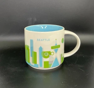 ☕ Taza Starbucks You Are Here Seattle 14 oz - Colección 2014 ☕ - Imagen 1 de 6