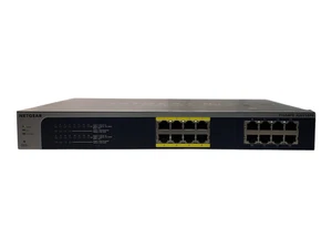 NETGEAR JGS516PE ProSafe Plus 16-Port Gigabit Ethernet Switch with PoE - Zdjęcie 1 z 6