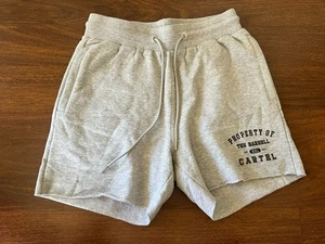 Pantalones Cortos Atléticos para Gimnasio The Barbell Cartel Para Hombre Gris Talla Pequeña Fitness Culturismo - Imagen 1 de 4