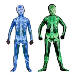 Wicked Costumes - X-Ray Skeleton Print Skinz Costume - Child - Picture 1 of 8