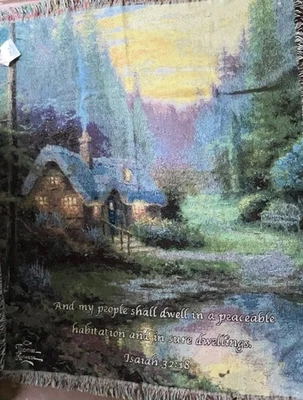 Manta Thomas Kincade HERMOSA Foto 1 de 4