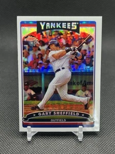 2006 Topps Chrome Refractor Gary Sheffield #224 SP Rare New York Yankees - Picture 1 of 3