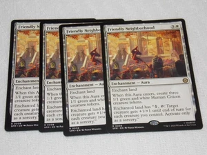 MTG Friendly Neighborhood x4 Rare Spider-Man NM Low S&H - Bild 1 von 1