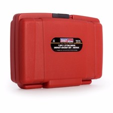 Sealey Air Impact Wrench Socket Set 13 Piece 1/2 Square Drive Metric 10 - 24mm