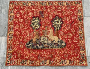 Vintage Tapestry, Stunning French Tapestry Unicorn Tapestry Home Decor 3x4 ft - Picture 1 of 11