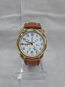 Bulova Orologio Al Quarzo Con Cinturino In Pelle - Foto 1 di 15