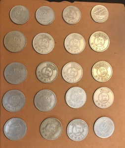 1961-2003 Kuwait 50,100 Fils Lot Of 20 Copper Nickel Coins-KM#7,KM#13,KM#14 - Picture 1 of 4