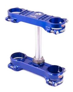 Puente de horquilla XTrig Rocs tech se adapta a Sherco SE-F 125 250 300 450 500 KYB azul - Imagen 1 de 1