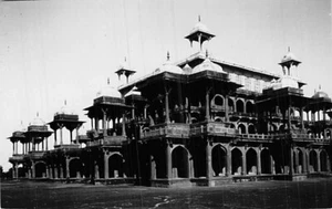 Postcard INDIA: RPPC Akbar's Tomb, Agra, 1930s - Picture 1 of 2