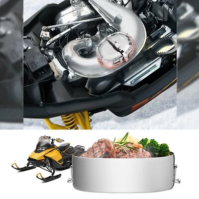 Muffler Food Warmer Snowmobile Exhaust Cooker for Arctic Cat Polaris Motorcycle - Image 1 of 4