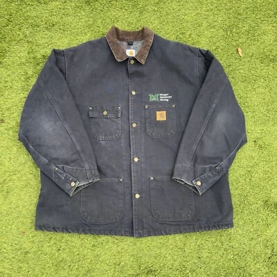 复古褪色 90 年代 CARHARTT 美国制造 3XL — 第 1/2 张图片
