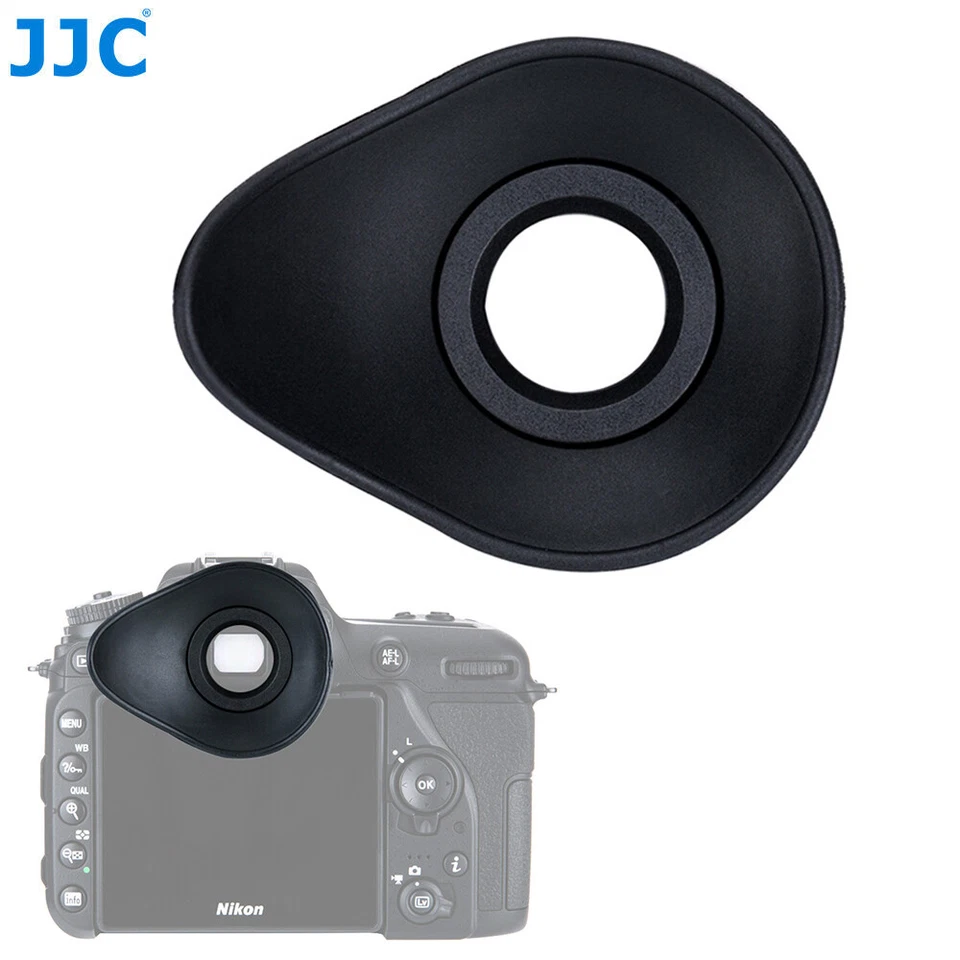 JJC Oval Eyecup Eyepiece fr Nikon D750 D7500 D7200 D5600 D5500 D5300 D5200 D3400 - Image 1 of 4