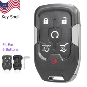 Smart Fob Remote Key Shell for GMC Yukon XL for 2015 2016 2017 2018 2019 2020 - Picture 1 of 8