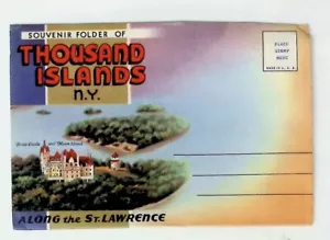 Carpeta de postales 1940 Thousand Island New York - Imagen 1 de 2