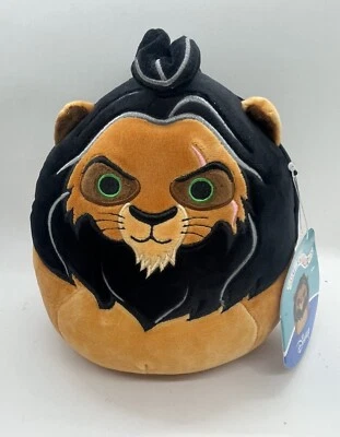 Squishmallow Disney Lion King Villain Scar 7” Plush  Trendy Squishy NEW 2023 NWT - Image 1 of 4