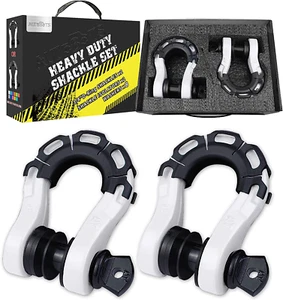 D Ring Shackles Heavy Duty(2 Pack) 68,000 Lbs Capacity, Stronger than 3/4" D Sha - Picture 1 of 12