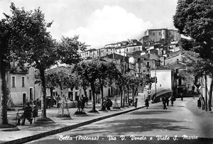 A6216) BELLA POTENZA VIA VENETO E VIALE S MARIA ANIMATA. VIAGGIATA  - Picture 1 of 2