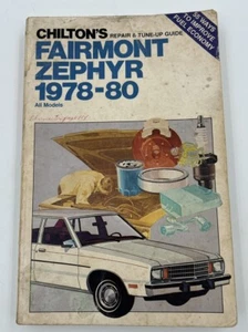 Paperback Chilton's Fairmont Zephyr 1978 - 1980 Repair & Tune Up Guide - Bild 1 von 10