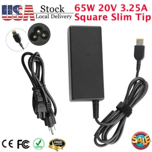 65W AC Charger Adapter For Lenovo ThinkPad T440 T440S T450s T450p T550p IdeaPad - Picture 1 of 14
