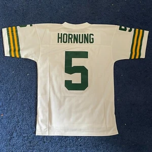Paul Hornung Unsigned Mitchell & Ness Green Bay Packers Jersey Large (44) rare - Picture 1 of 3