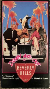 Down And Out In Beverly Hills VHS 1986 Bette Midler Nick Nolte - Picture 1 of 2