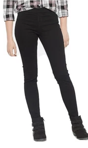 Nwt Justice Girls Color Pull On Jean Legging Black Size 8 Black - Picture 1 of 4