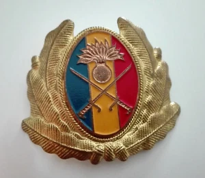 Lot 10 Vintage Rumänische Militär Armee Kavallerie Kalter Krieg Messing Emaille Pin Kokarde - Bild 1 von 12