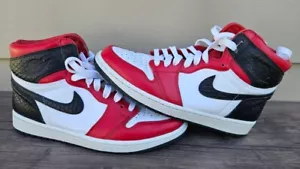 Air Jordan 1 Retro OG High Satin Red Size SIZE 10 MENS BB7 - Picture 1 of 9