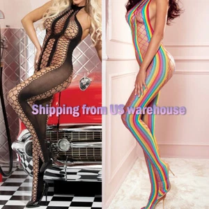 Underwear Sleepwear Sexy lingerie Clubwear Dress Bodystocking Bodysuit Babydoll - Picture 1 of 34
