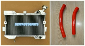 Red Aluminum Radiator + Hose For SUZUKI LTR450 LTR 450 LT450R 2006-2009 07 08 - Picture 1 of 9