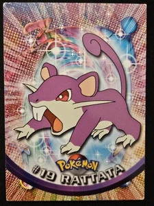 Rattata #19 Topps Black Label TV Animation Edition Non Holo Pokémon TCG 1999 MP - Picture 1 of 2