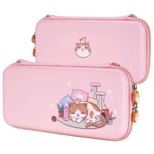 Lindo estuche de transporte PlayVital rosa para gatito y pollo Nintendo Switch Lite - Imagen 1 de 7
