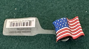 BRAND NEW BNWT American Flag Jibbitz for Crocs Fun For All Ages - Picture 1 of 6