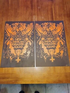 Vtg Y2K New Mexican Disaster Squad Flyer Poster Rock Ska Punk Band Concert Rare - Picture 1 of 14