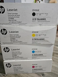 HP 410X Black Cyan Purgenta Żółty toner Zestaw CF410JC CF411JC CF412JC CF413JC - Zdjęcie 1 z 4