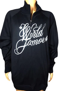 Ecko UNLTD. World Famous Black Track Jacket Sz XL - Picture 1 of 4