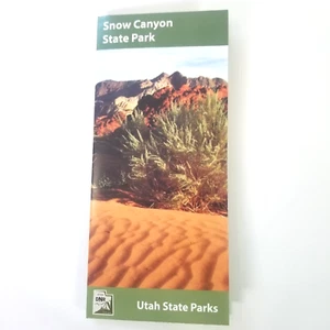 Snow Canyon Utah State Park Guide Trail Map Utah Dept Nat Resources 9 In H x 4 W - Picture 1 of 6