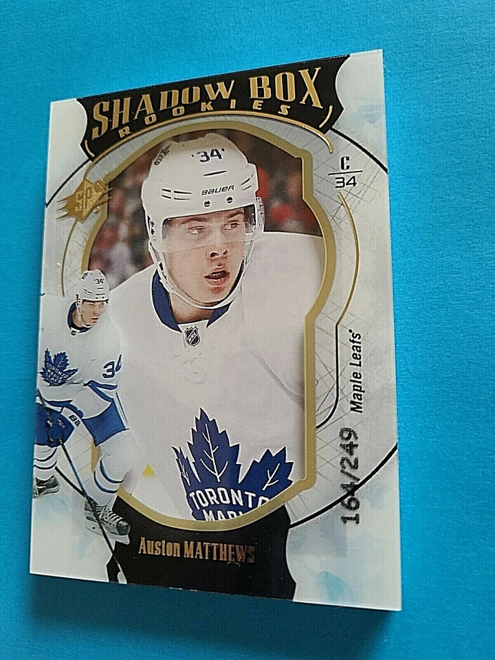 2016-17 Auston Matthews SPX Shadow Box Rookie RC /249  - Image 1 of 4