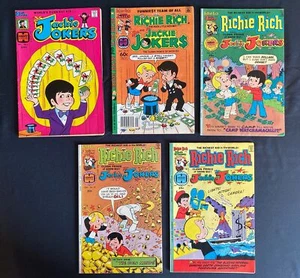 Lote 5 cómics de Richie Rich Jackie Jokers años 70 - Imagen 1 de 10