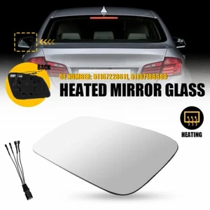 For BMW 760LI 2010-2012 Driver Left Side Heated Mirror Glass 4 Pin Connector - Picture 1 of 11